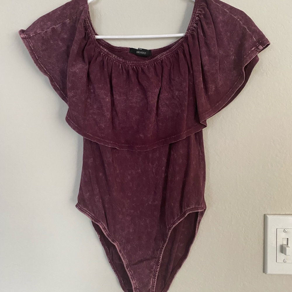 Off the shoulder body suit